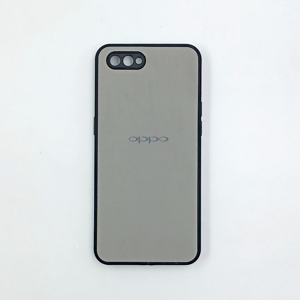 OPPO A1K Logo Silicone back cover with velvet inside protection layer