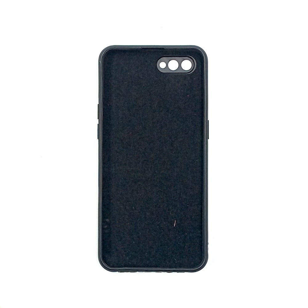 OPPO A1K Logo Silicone back cover with velvet inside protection layer