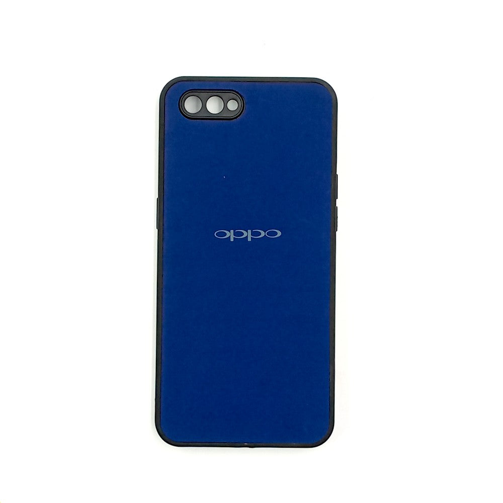 OPPO A1K Logo Silicone back cover with velvet inside protection layer