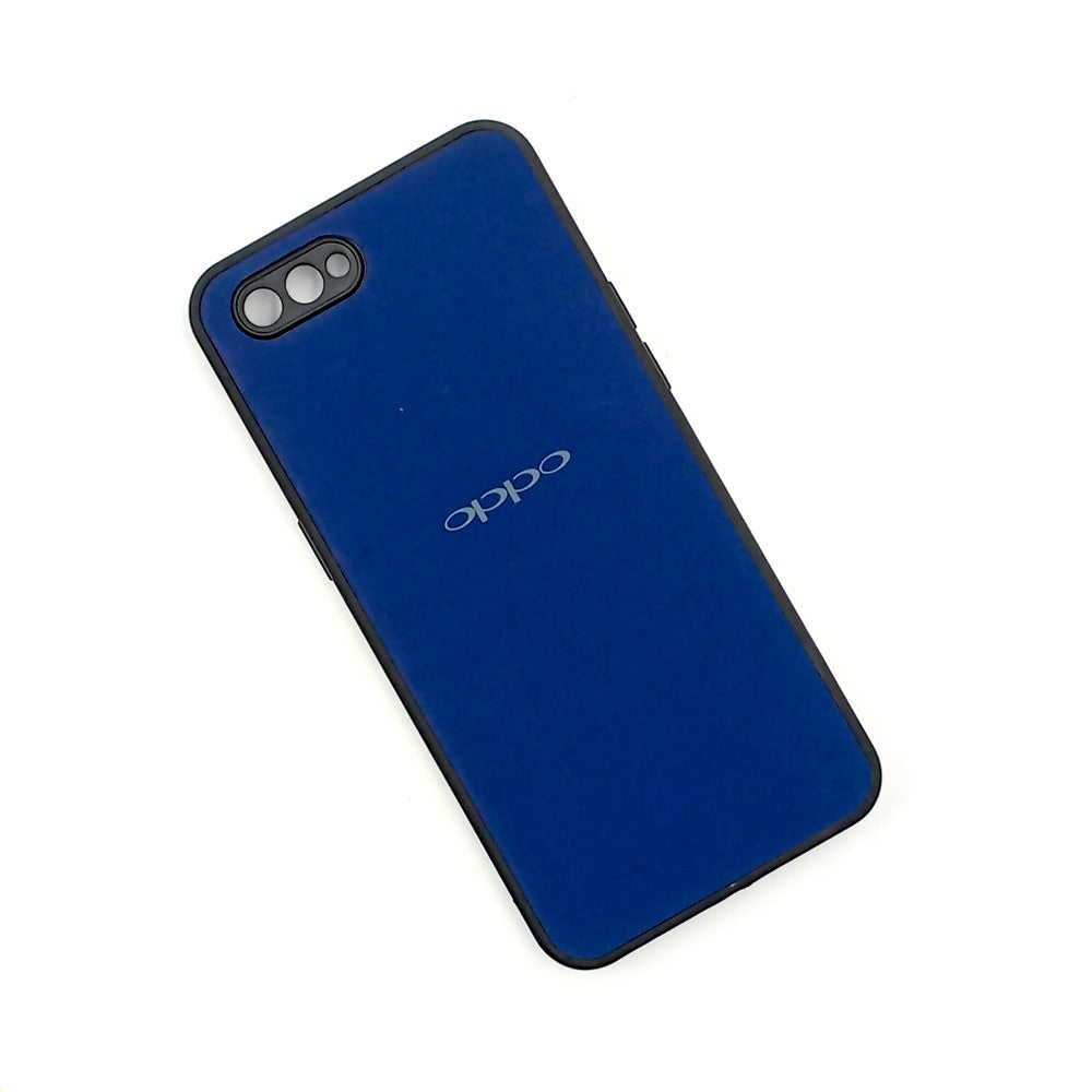 OPPO A1K Logo Silicone back cover with velvet inside protection layer