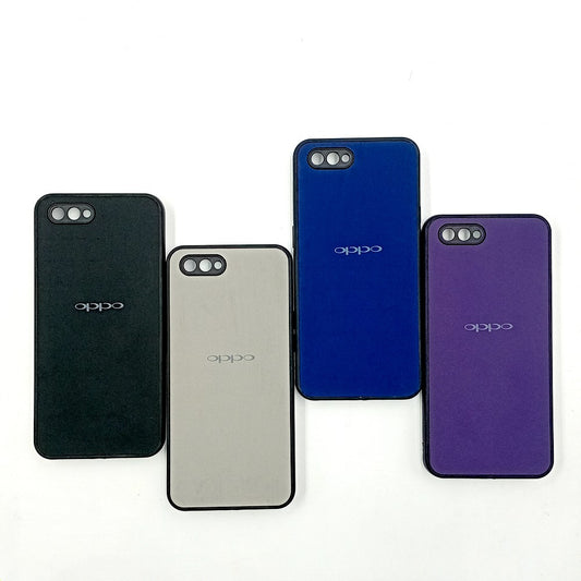 OPPO A1K Logo Silicone back cover with velvet inside protection layer