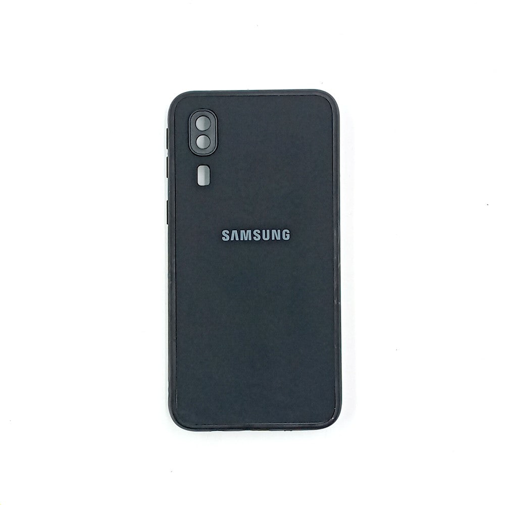 Samsung A2 Core Logo Silicone back cover with velvet inside protection layer