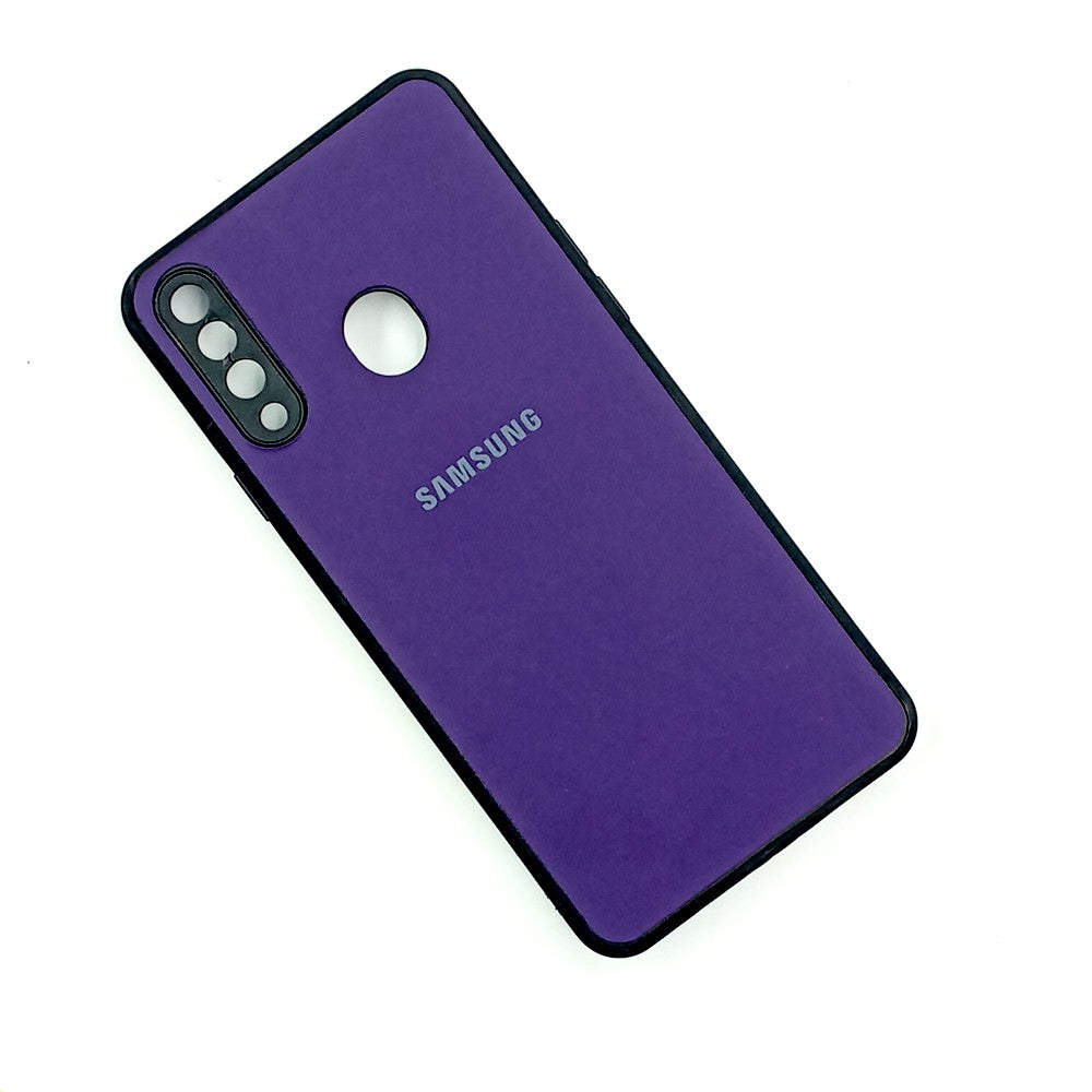 Samsung A20s Logo Silicone back cover with velvet inside protection layer