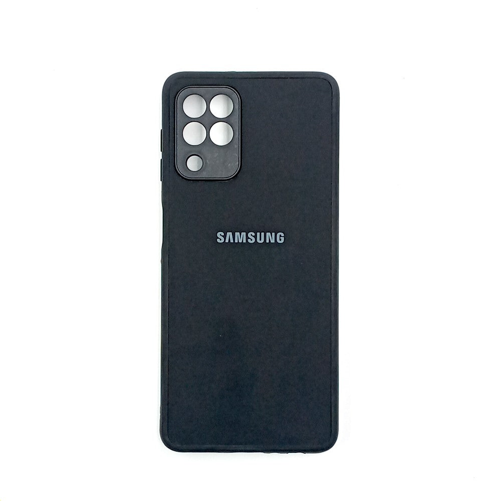 Samsung A22 4G Logo Silicone back cover with velvet inside protection layer