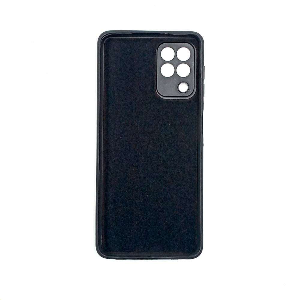 Samsung A22 4G Logo Silicone back cover with velvet inside protection layer