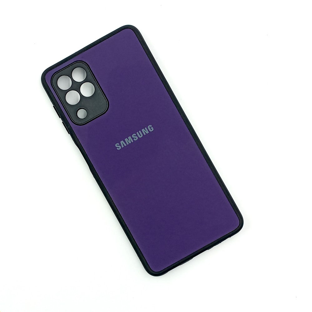 Samsung A22 4G Logo Silicone back cover with velvet inside protection layer