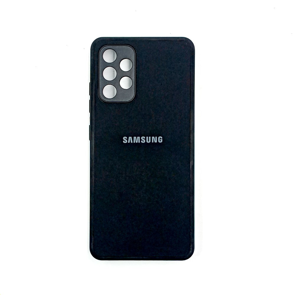 Samsung A32 4G Logo Silicone back cover with velvet inside protection layer