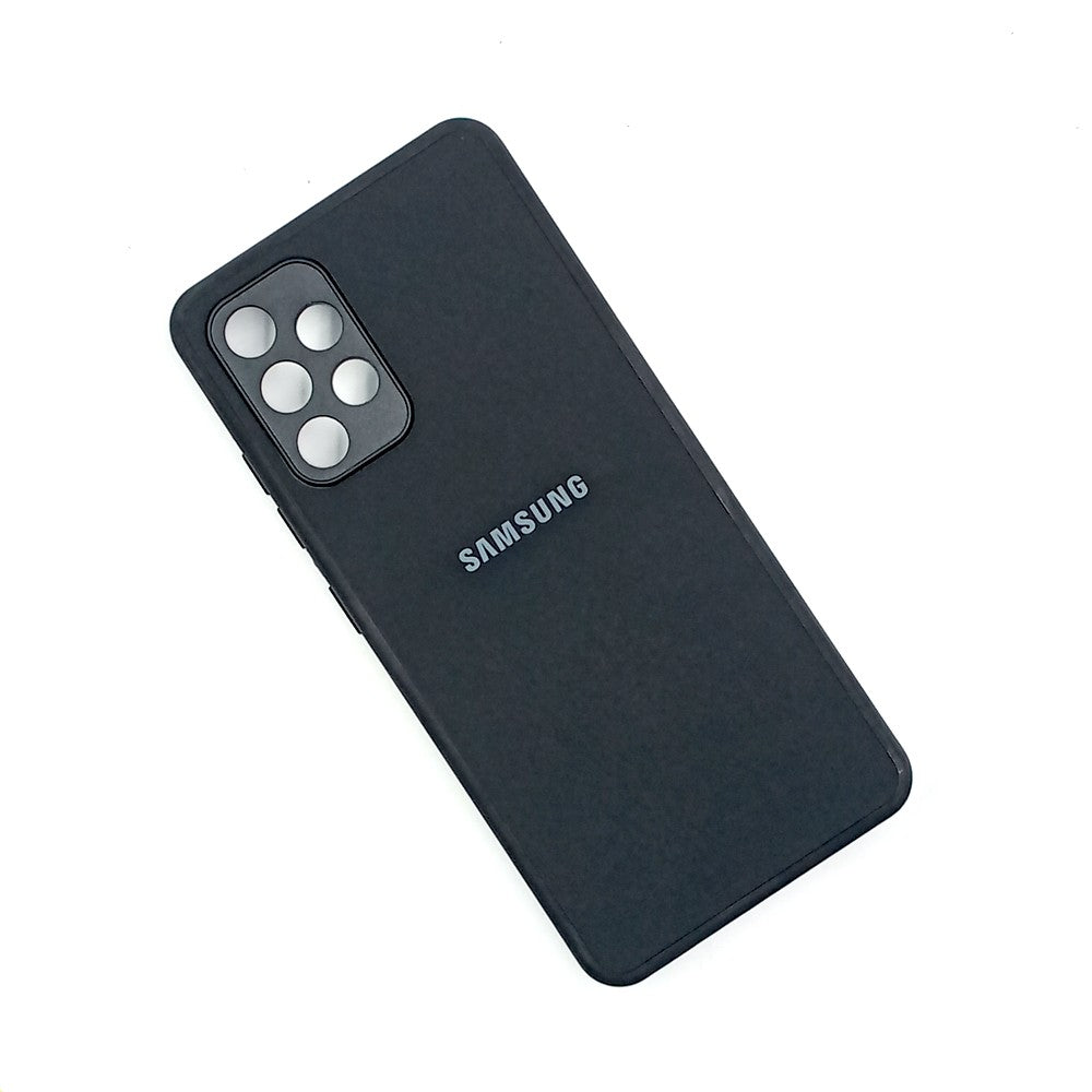Samsung A32 4G Logo Silicone back cover with velvet inside protection layer