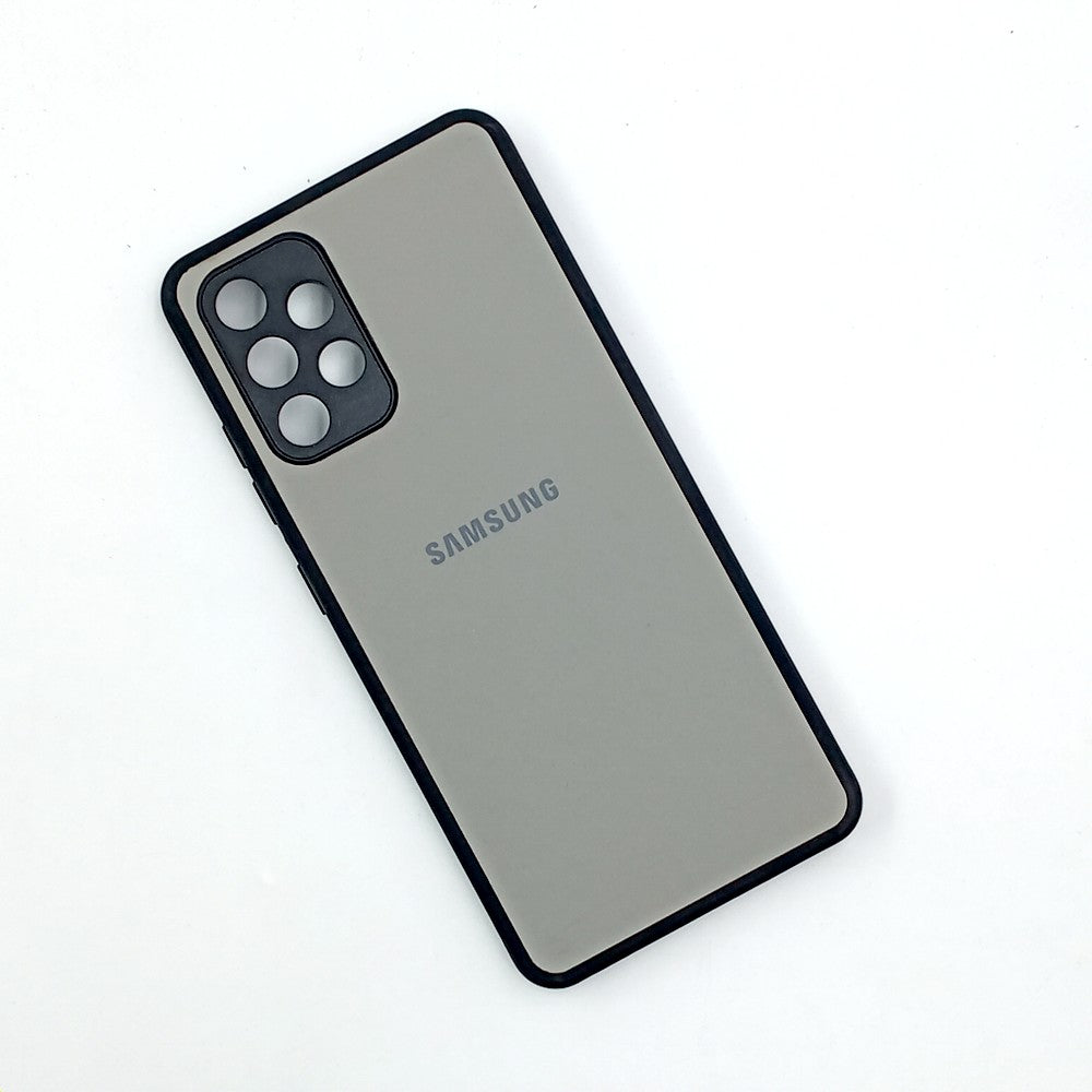 Samsung A32 4G Logo Silicone back cover with velvet inside protection layer