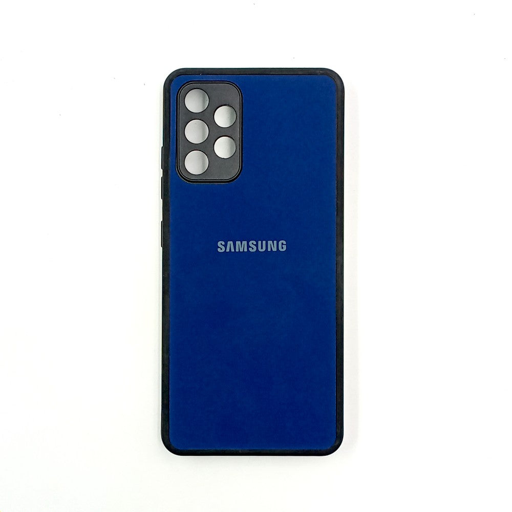 Samsung A32 4G Logo Silicone back cover with velvet inside protection layer