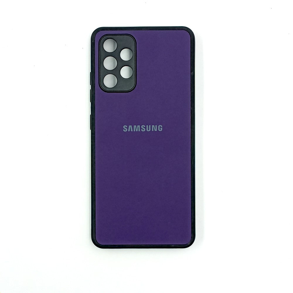 Samsung A32 4G Logo Silicone back cover with velvet inside protection layer