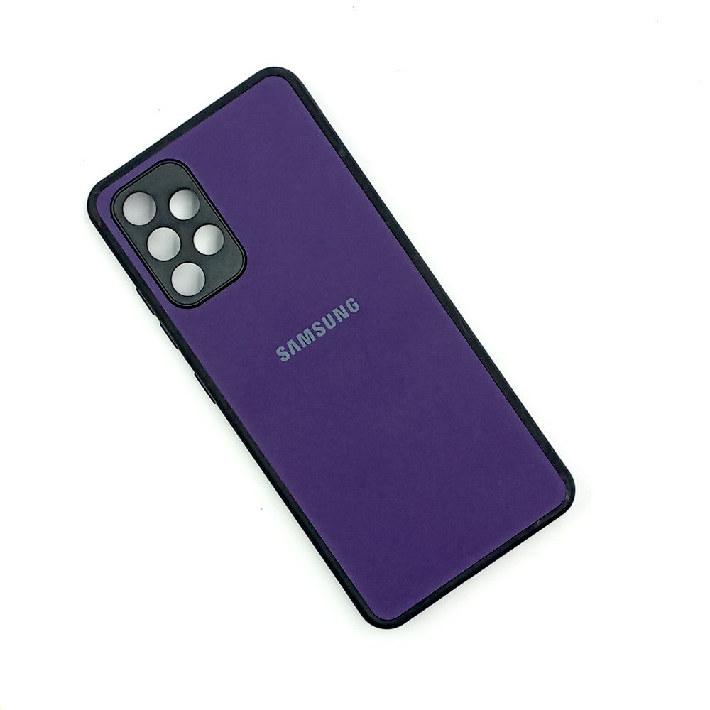Samsung A32 4G Logo Silicone back cover with velvet inside protection layer