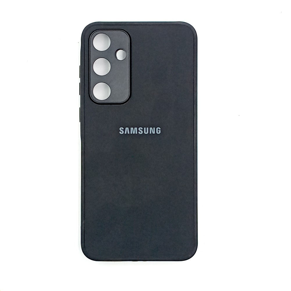 Samsung A35 5G Logo Silicone back cover with velvet inside protection layer