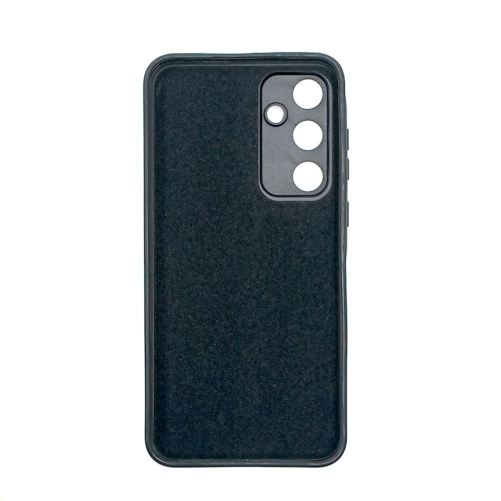 Samsung A35 5G Logo Silicone back cover with velvet inside protection layer