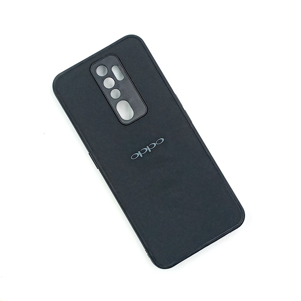 OPPO A5 2020 / A9 2020 Logo Silicone back cover with velvet inside protection layer