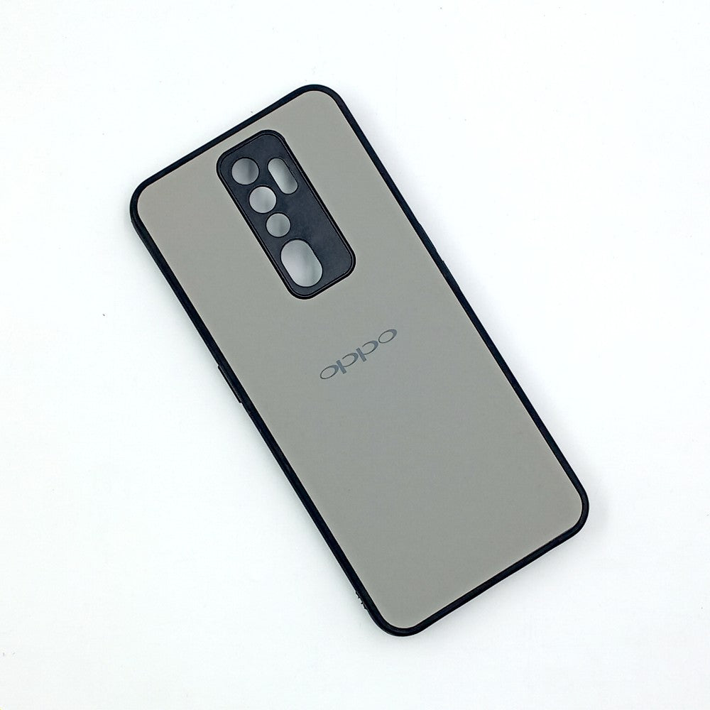 OPPO A5 2020 / A9 2020 Logo Silicone back cover with velvet inside protection layer