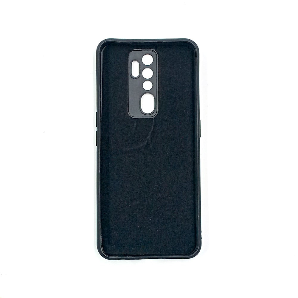 OPPO A5 2020 / A9 2020 Logo Silicone back cover with velvet inside protection layer