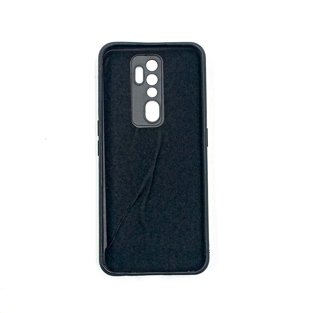 OPPO A5 2020 / A9 2020 Logo Silicone back cover with velvet inside protection layer