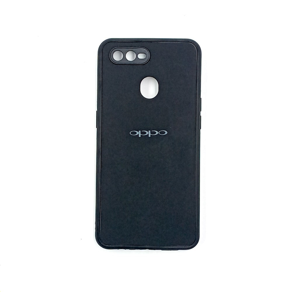 OPPO A5s Logo Silicone back cover with velvet inside protection layer