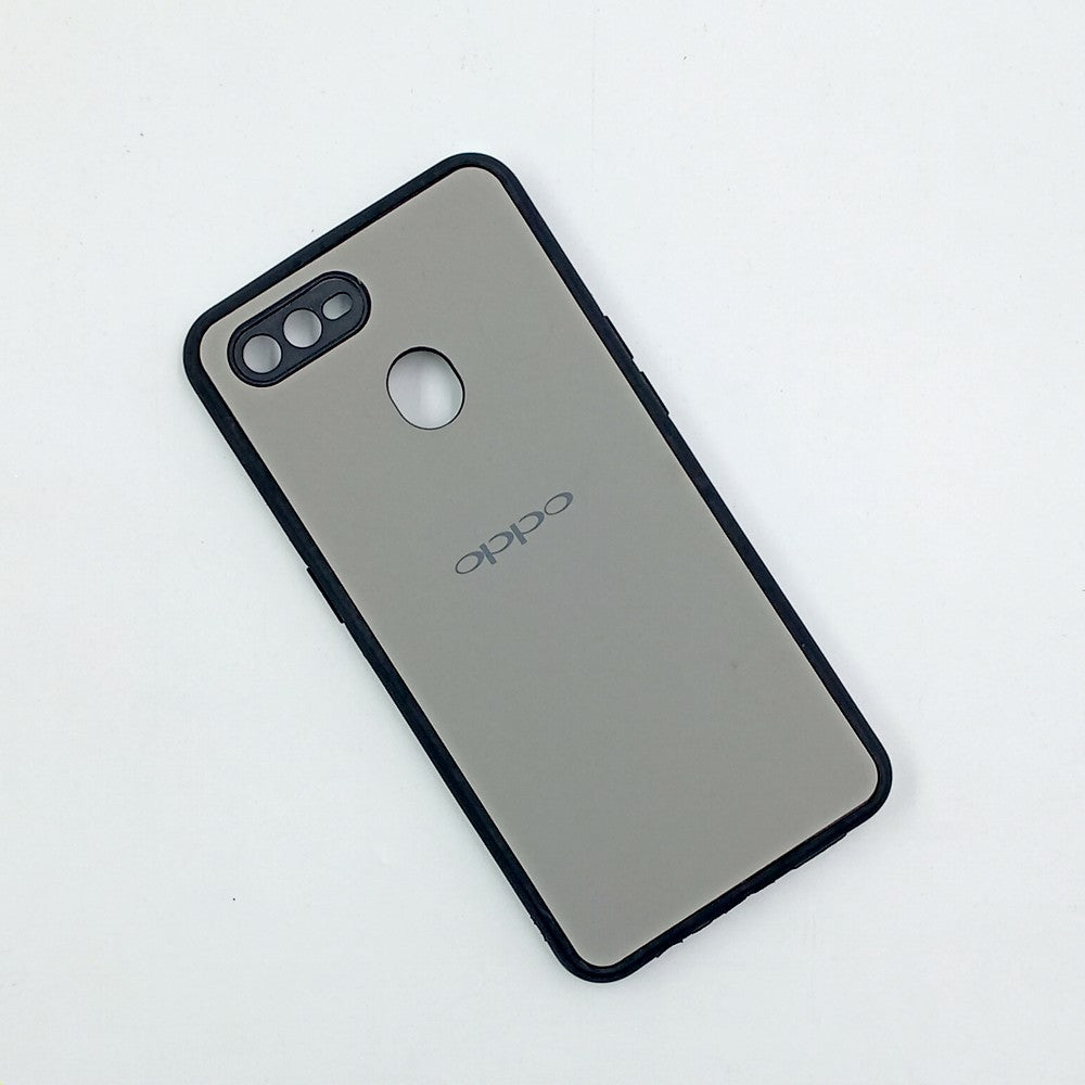 OPPO A5s Logo Silicone back cover with velvet inside protection layer