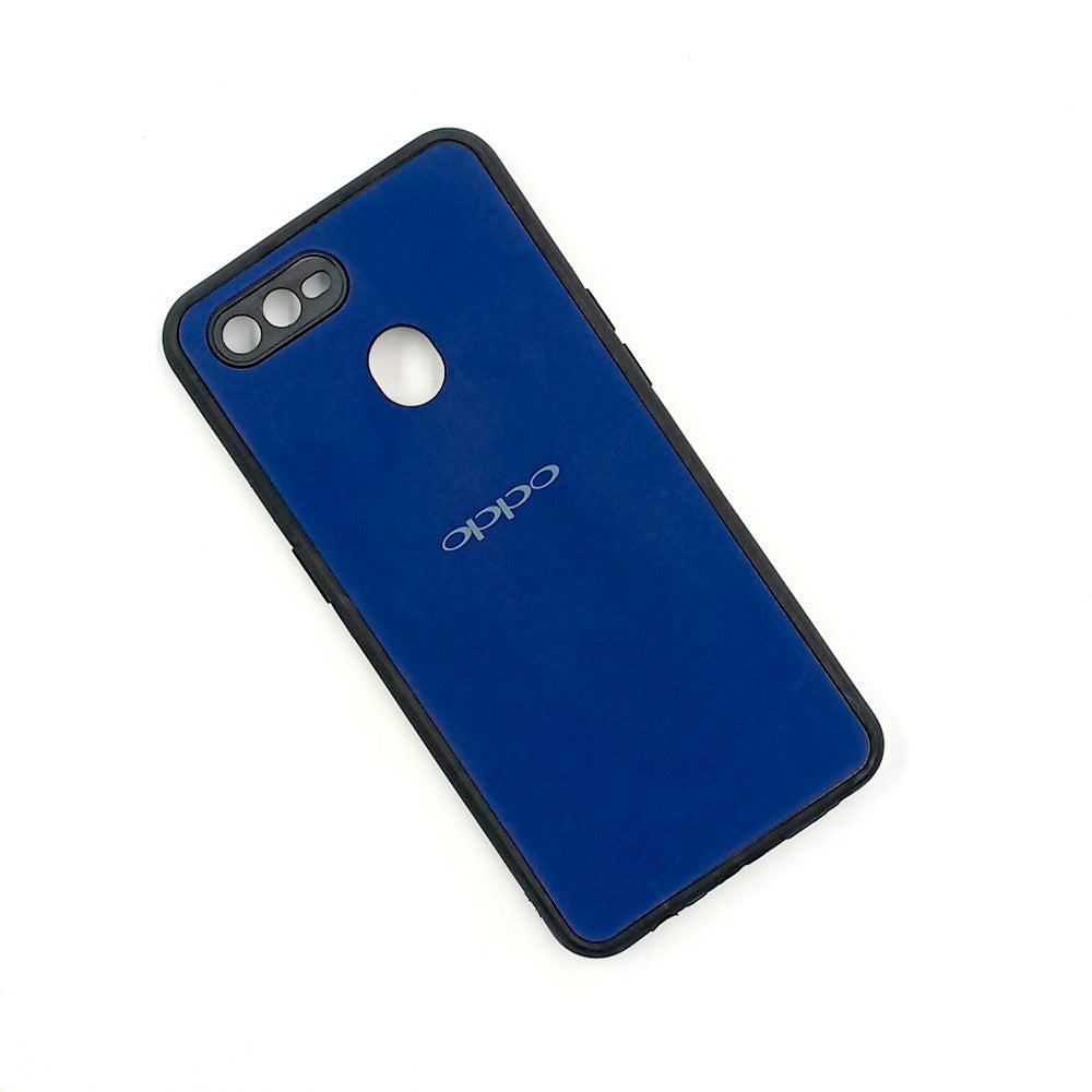 OPPO A5s Logo Silicone back cover with velvet inside protection layer
