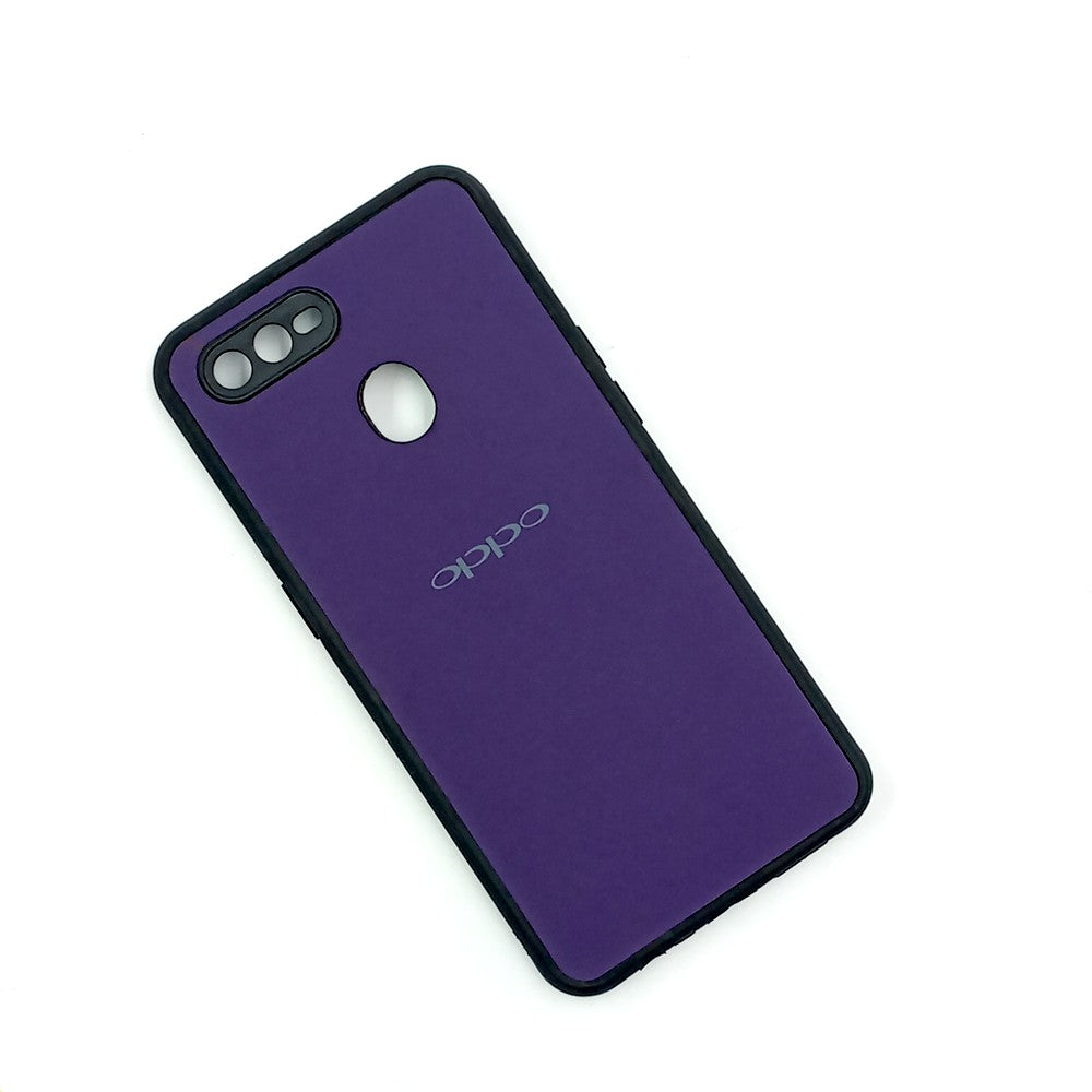 OPPO A5s Logo Silicone back cover with velvet inside protection layer