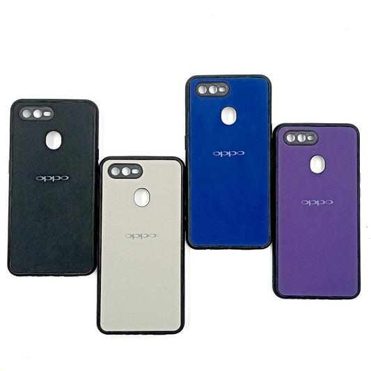 OPPO A5s Logo Silicone back cover with velvet inside protection layer
