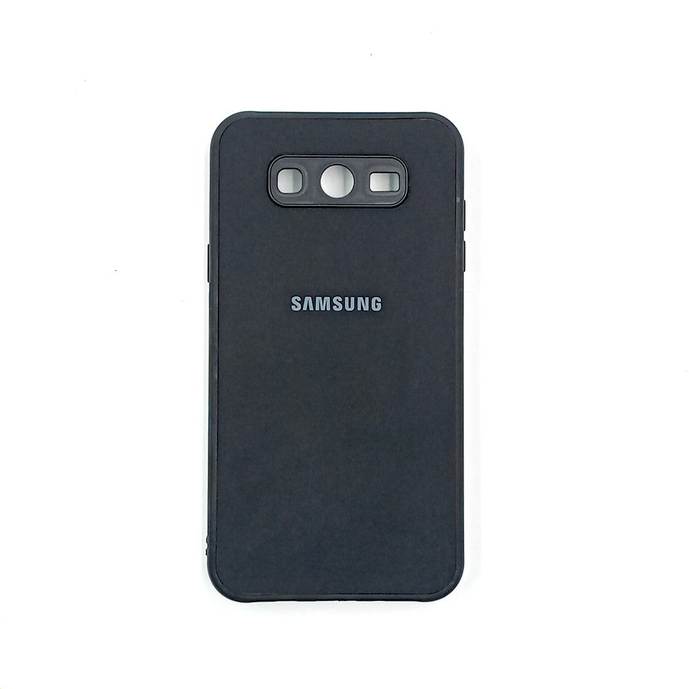Samsung J7 Logo Silicone back cover with velvet inside protection layer