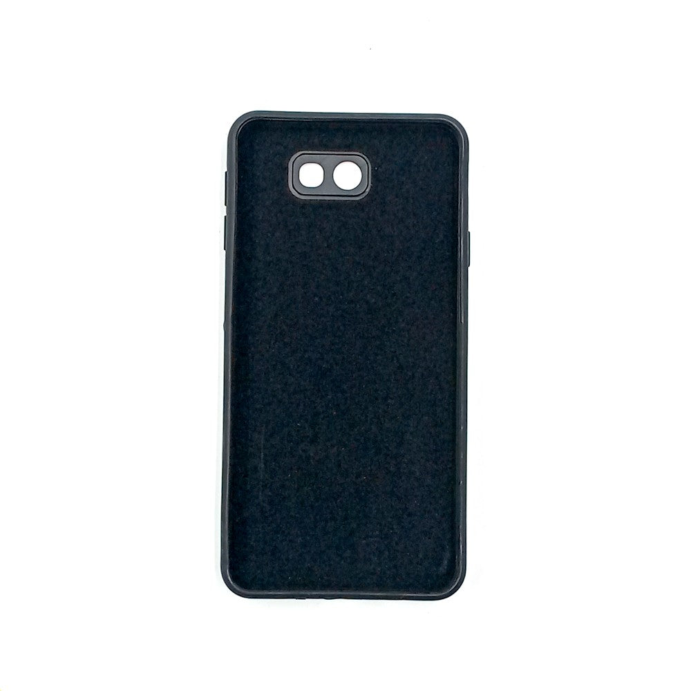 Samsung J7 Prime Logo Silicone back cover with velvet inside protection layer