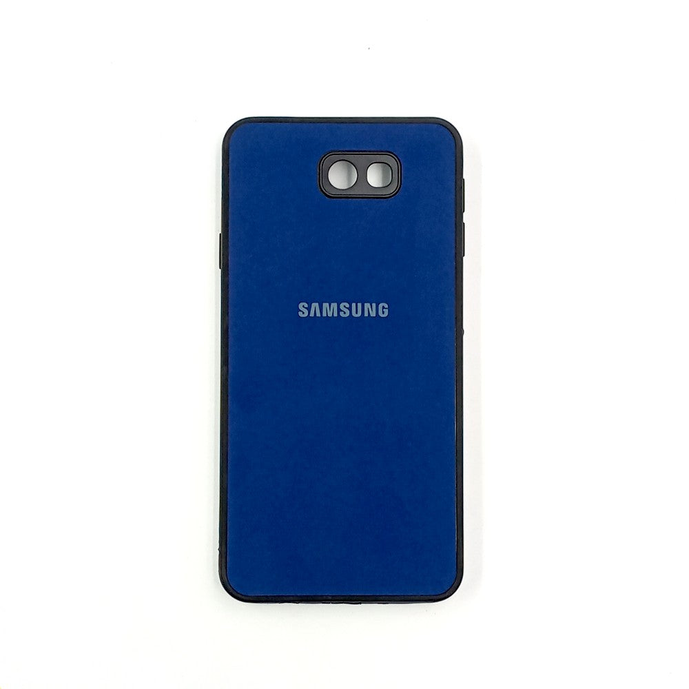 Samsung J7 Prime Logo Silicone back cover with velvet inside protection layer