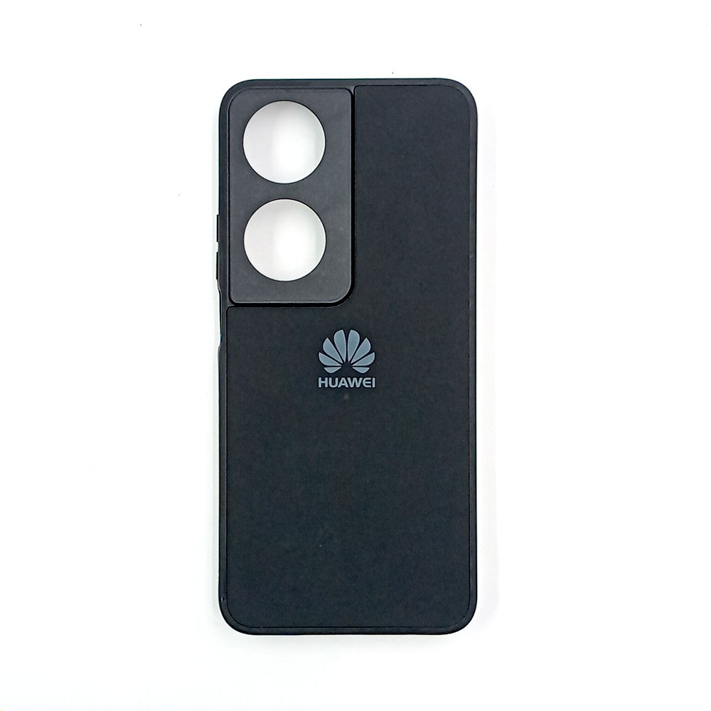 Honor X7b Logo Silicone back cover with velvet inside protection layer