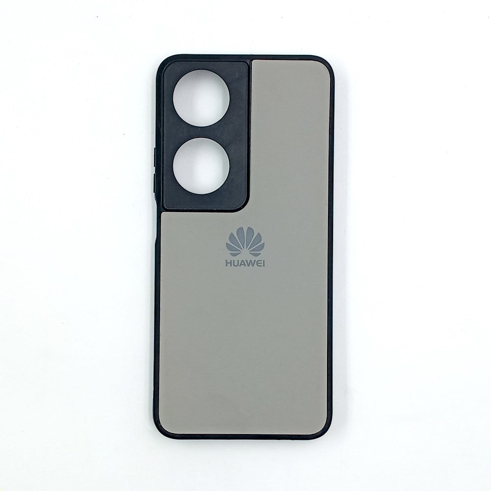 Honor X7b Logo Silicone back cover with velvet inside protection layer