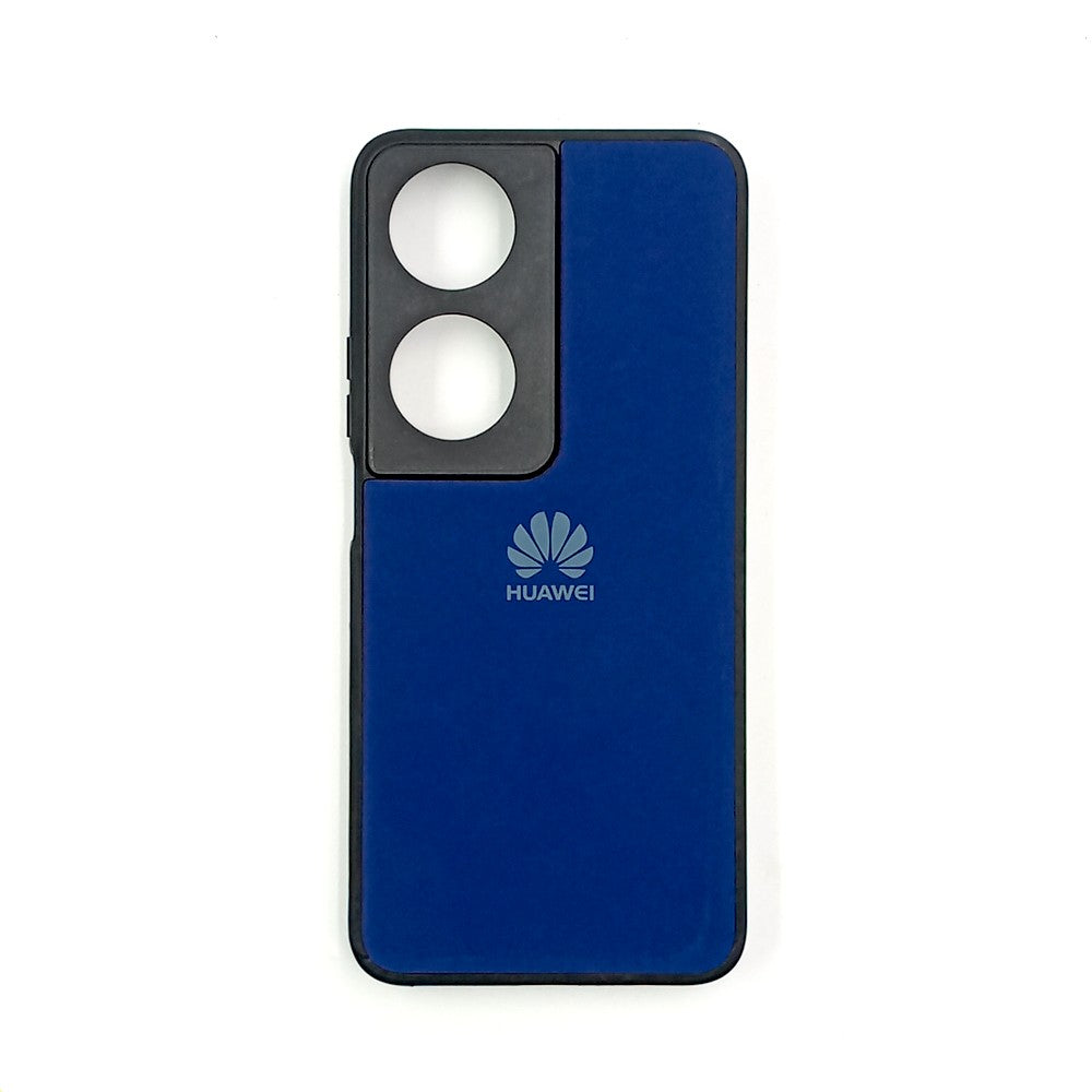 Honor X7b Logo Silicone back cover with velvet inside protection layer