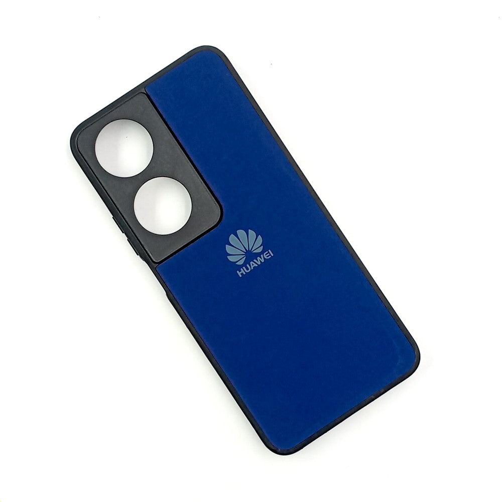 Honor X7b Logo Silicone back cover with velvet inside protection layer