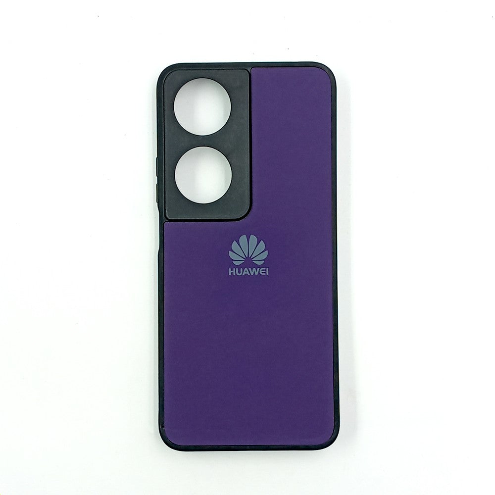 Honor X7b Logo Silicone back cover with velvet inside protection layer