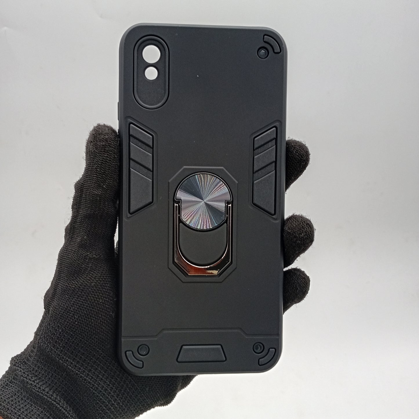 Redmi 9A Hard PC Case with ring holder Shockproof Slim back Cover