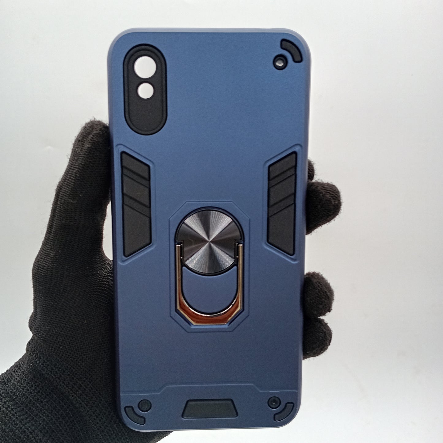 Redmi 9A Hard PC Case with ring holder Shockproof Slim back Cover