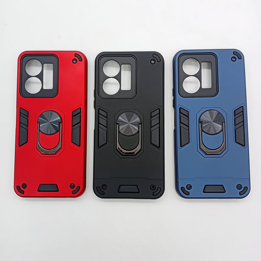Vivo Y35 Hard PC Case with ring holder Shockproof Slim back Cover