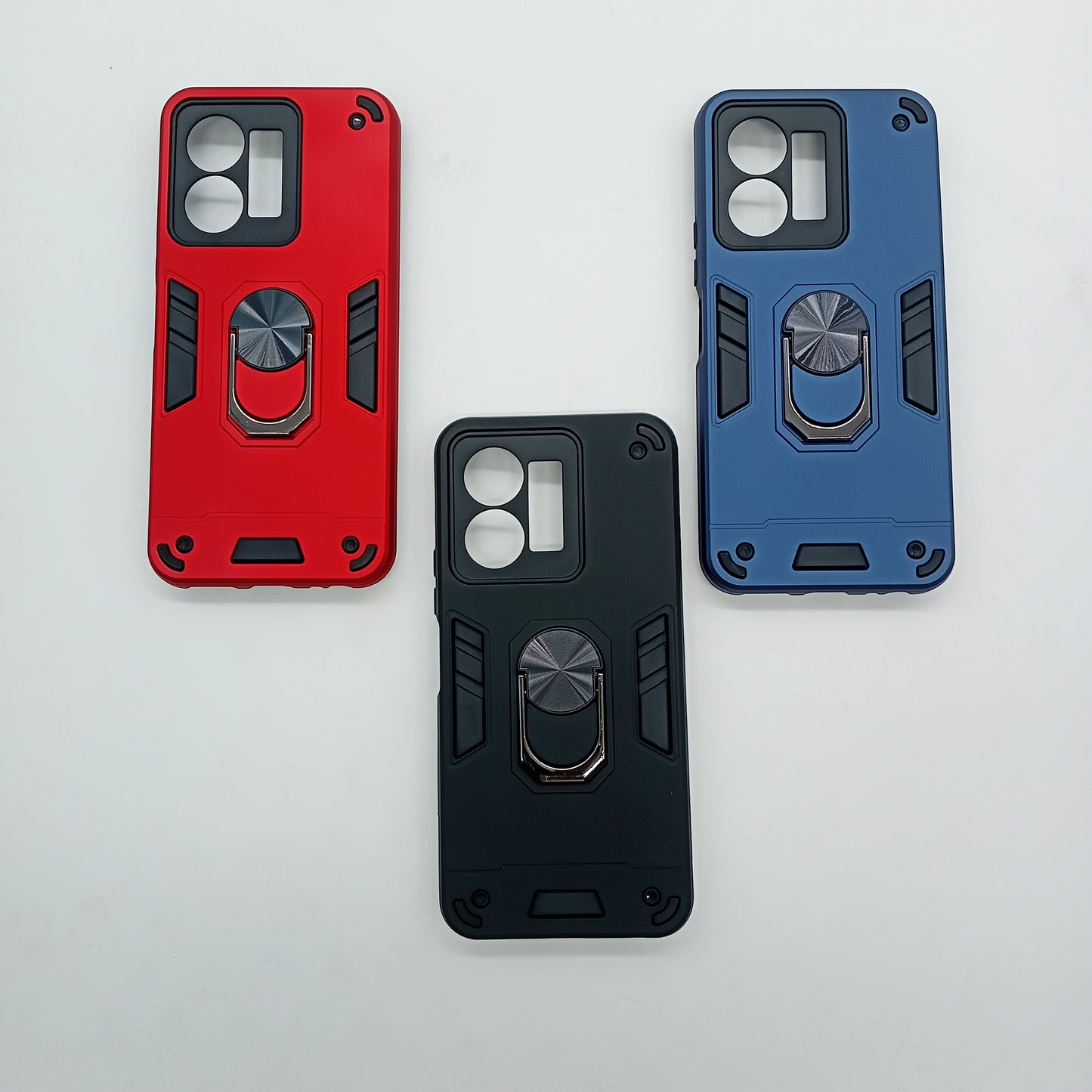 Vivo Y35 Hard PC Case with ring holder Shockproof Slim back Cover