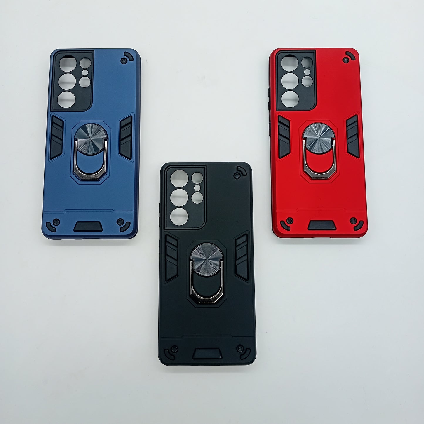 Samsung S21 Ultra Hard PC Case with ring holder Shockproof Slim back Cover