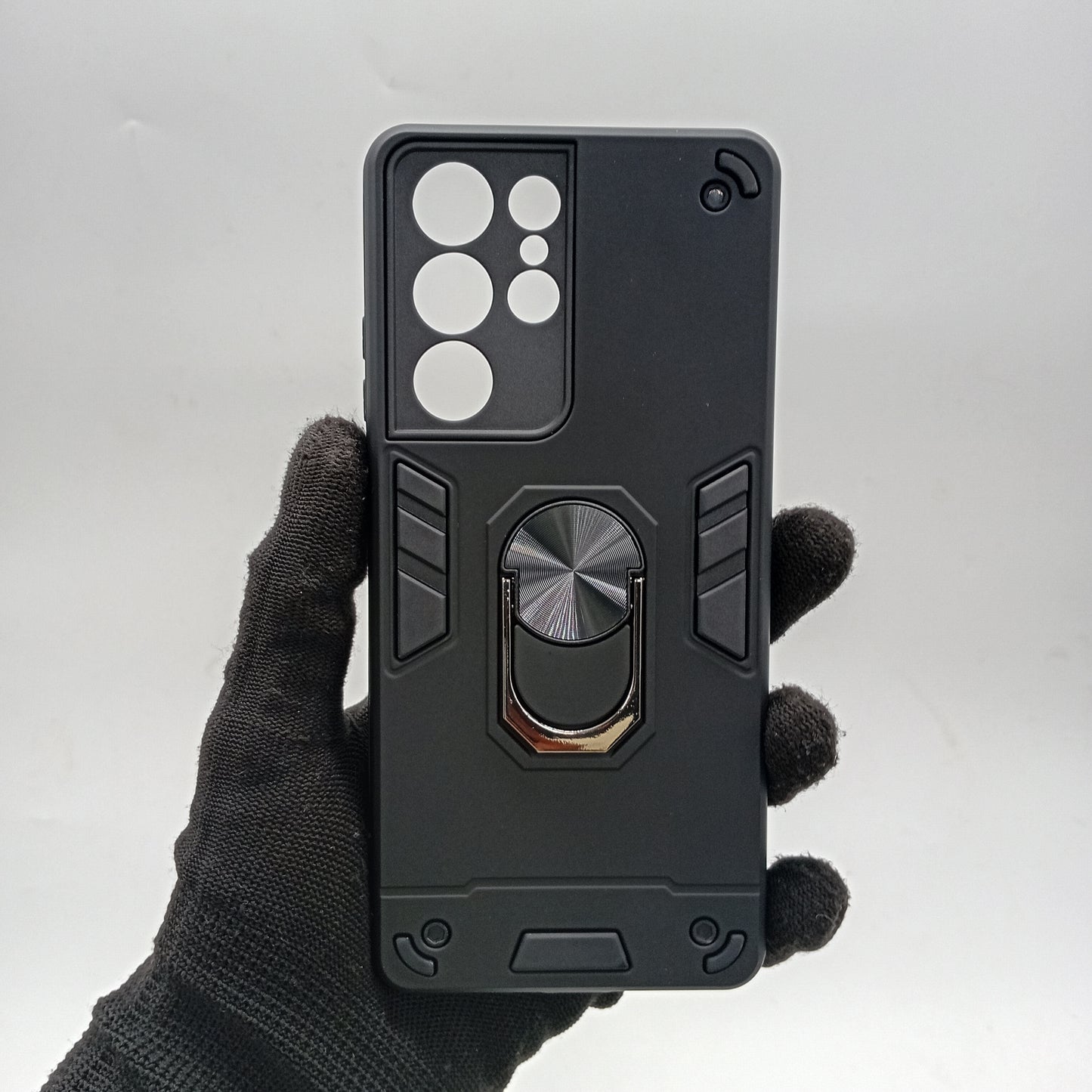 Samsung S21 Ultra Hard PC Case with ring holder Shockproof Slim back Cover