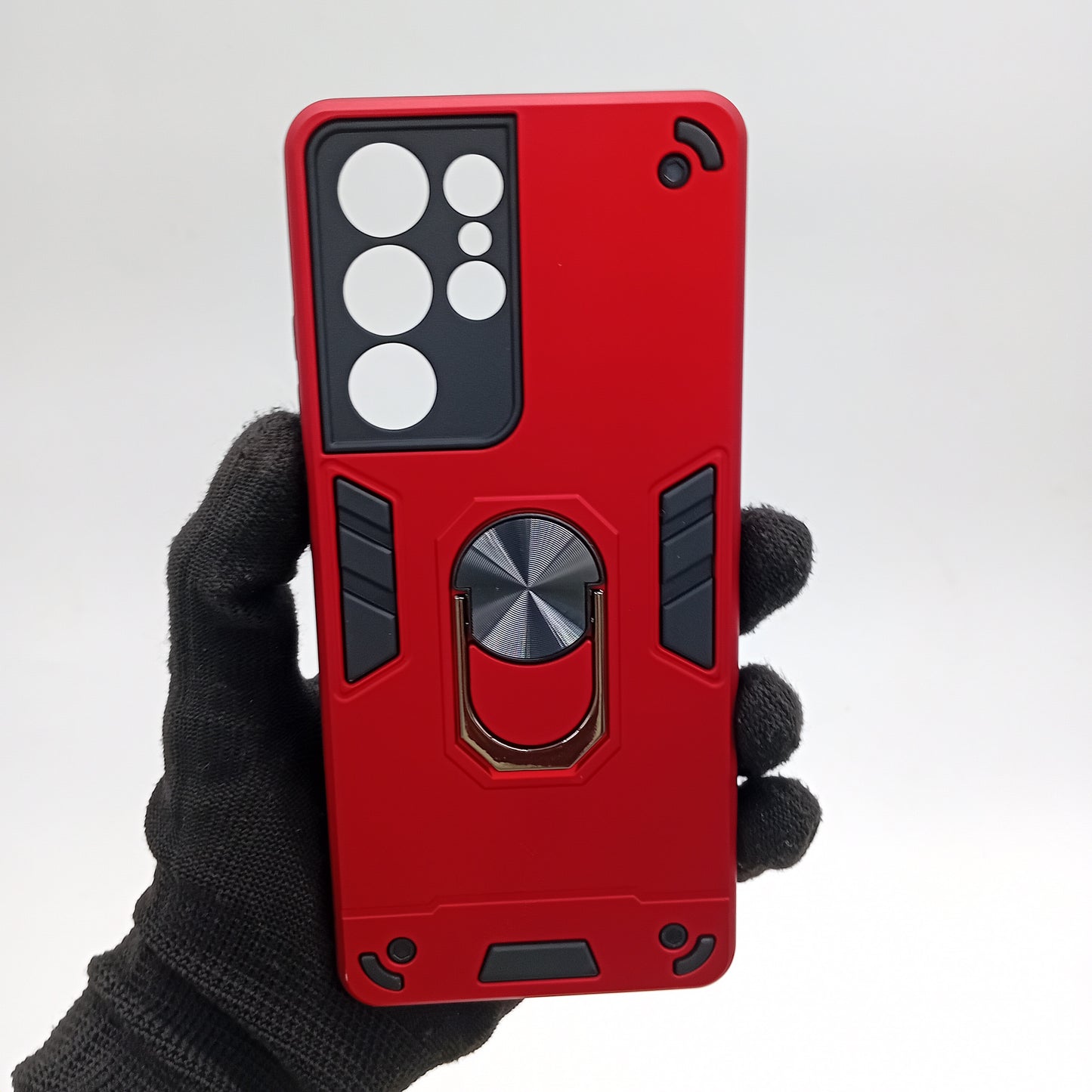 Samsung S21 Ultra Hard PC Case with ring holder Shockproof Slim back Cover