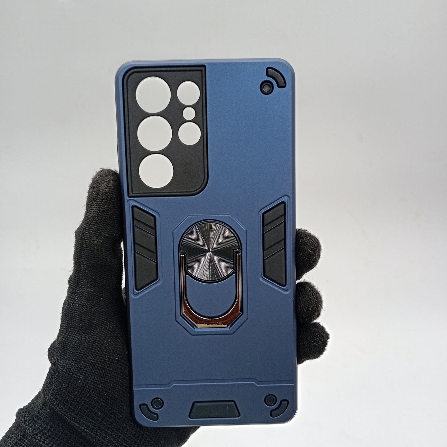 Samsung S21 Ultra Hard PC Case with ring holder Shockproof Slim back Cover