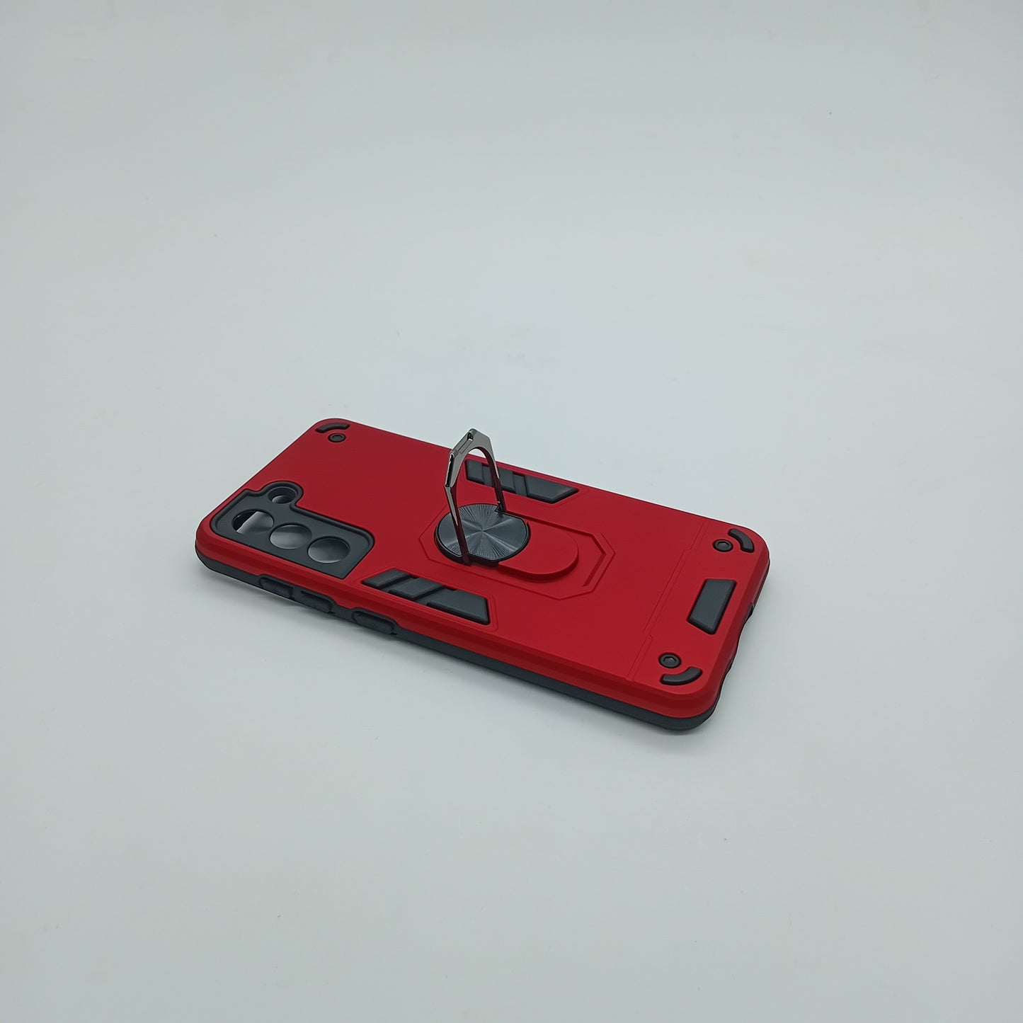 Samsung S21 FE Hard PC Case with ring holder Shockproof Slim back Cover