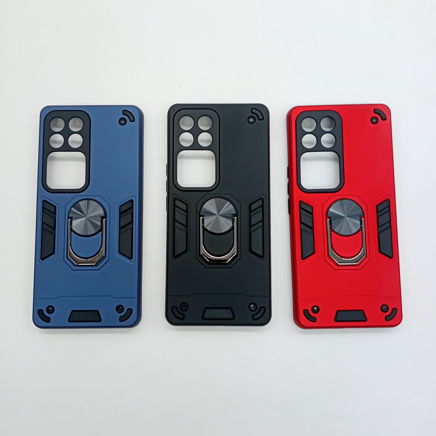 Vivo V30 Hard PC Case with ring holder Shockproof Slim back Cover