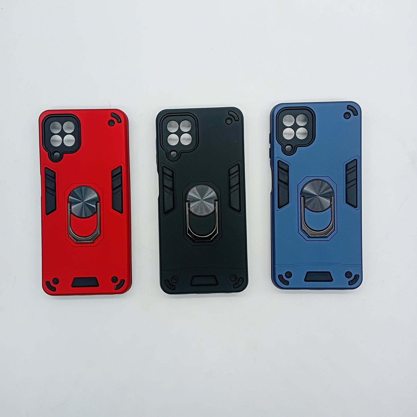 Samsung M32 Hard PC Case with ring holder Shockproof Slim back Cover