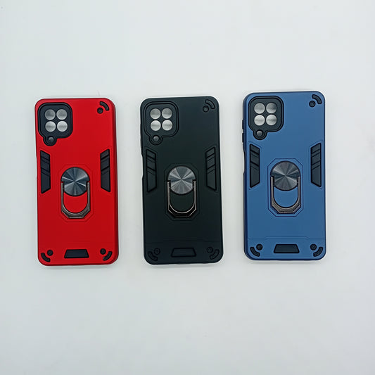 Samsung M32 Hard PC Case with ring holder Shockproof Slim back Cover