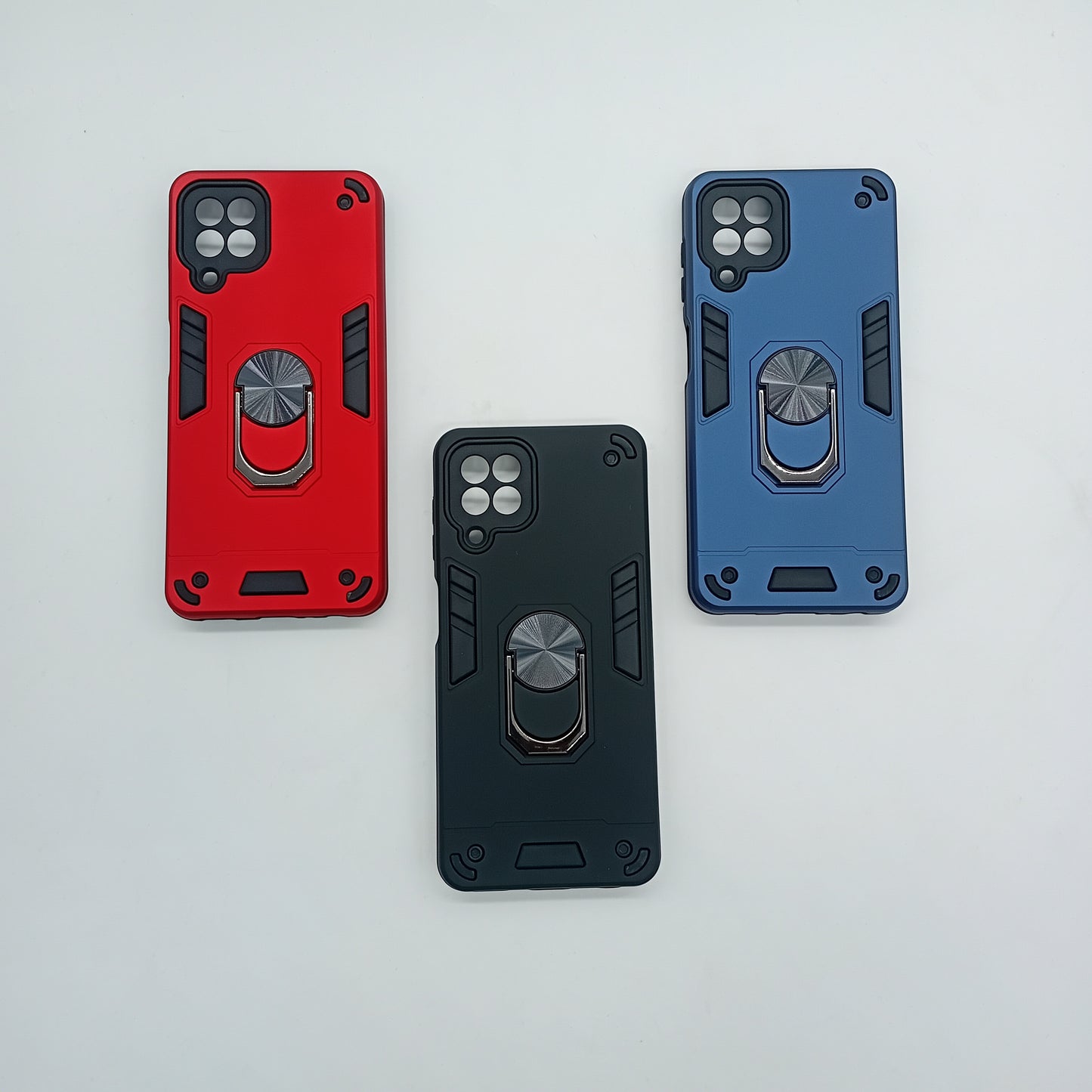 Samsung M32 Hard PC Case with ring holder Shockproof Slim back Cover