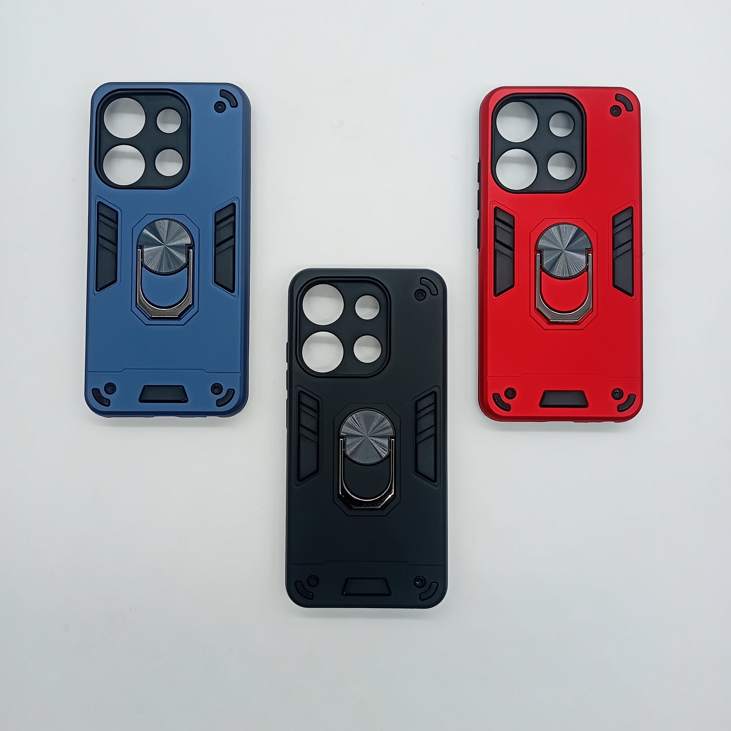 Tecno Spark Go 2023 Hard PC Case with ring holder Shockproof Slim back Cover