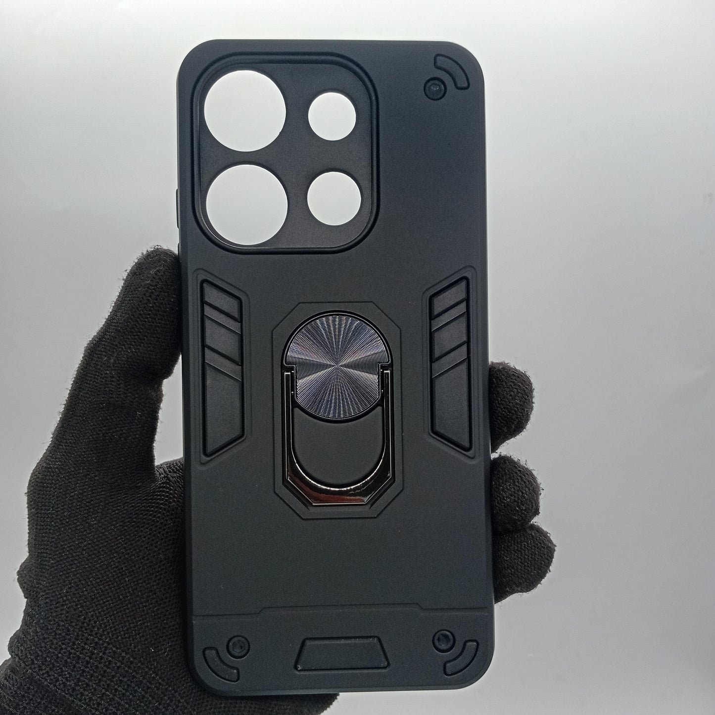 Tecno Spark Go 2023 Hard PC Case with ring holder Shockproof Slim back Cover